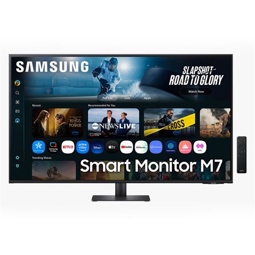 Samsung M7 M70F computer monitor 109.2 cm (43") 3840 x 2160 pixels 4K Ultra HD LCD Black