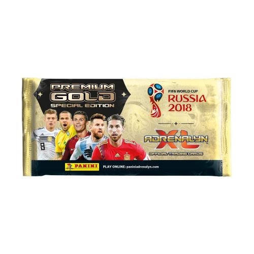 Pack de 13 stickers Foot Coupe du Monde 2018 Panini Edition Spéciale Premium Gold