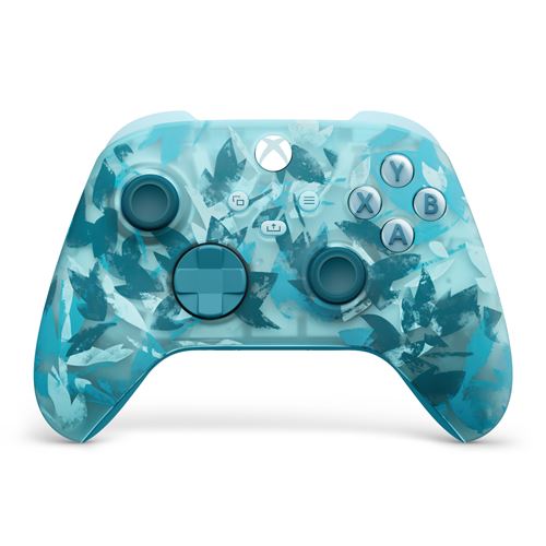 Manette sans fil Microsoft Edition spéciale Ice Breaker Bleu pour Xbox et PC