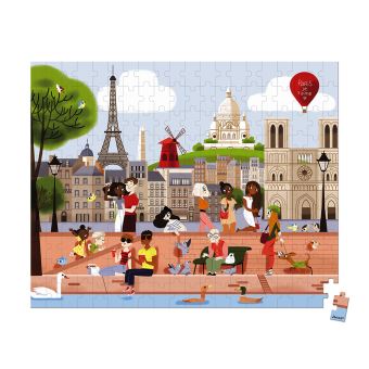 Puzzle 200 pièces Janod Paris