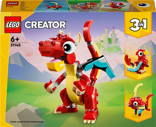 LEGO Creator Le Dragon Rouge 31145 - vue 5