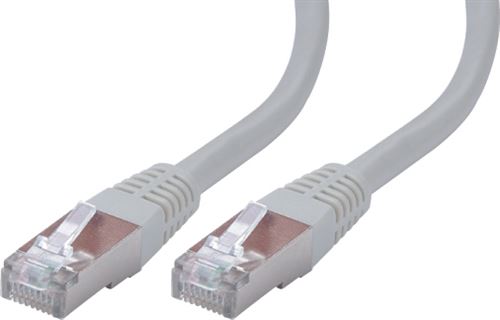 Câble réseau Ethernet RJ-45 Cat 6 S/FTP Erard 25 m Blanc