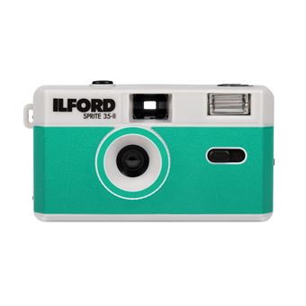 Appareil photo argentique compact 24x36 Ilford Sprite II Argent et vert - Réutilisable