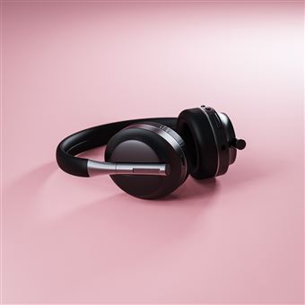 Casque audio sans fil Bluetooth Happy Plugs Play Over-Ear Noir