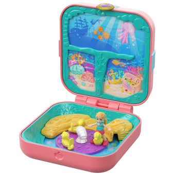 Playset Polly Pocket La grotte de la sirène Polly