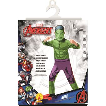 Costume Classique Marvel Avengers Hulk Serie Animee 7 8 Ans Deguisement Enfant Achat Prix Fnac