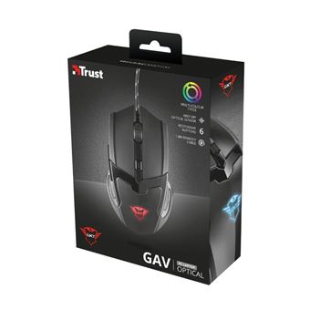 Trust Gaming GXT 101 Souris Gamer, 600-4800 dpi, 6 Boutons - Noir :  : Informatique