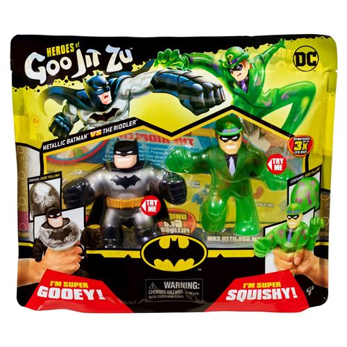 Pack Duo Goo Jit Zu DC Comics Batman vs Riddler