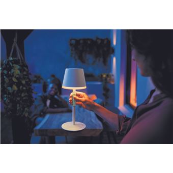 Lampe connectée Philips Hue Go portable Blanc