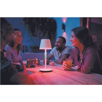 Lampe connectée Philips Hue Go portable Blanc