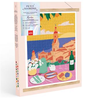 Coffret Petit Diamond - Peinture a diamenter Menton par Gisele Murias