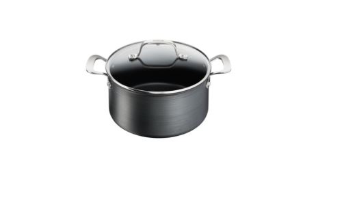 Faitout et couvercle Tefal Unlimited Premium 24 cm Gris