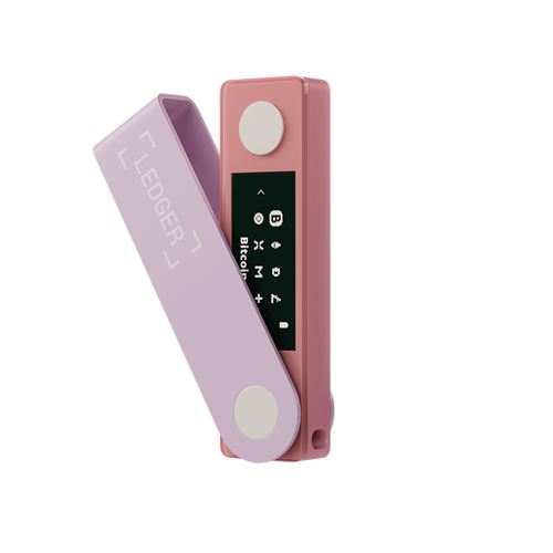Cryptowallet Ledger Nano X Rose pastel