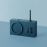 Radio FM & Enceinte Bluetooth Lexon Tykho 3 Bleue Canard_2