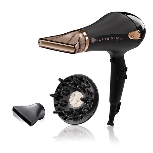 Acheter Sèche-cheveux Bellissima Professionnel Ceramic P5 3800 11665A 2300 W Noir et Bronze État correct - 38,99 € Sèche-cheveux Bellissima Professionnel Ceramic P5 3800 11665A 2300 W Noir et Bronze État correct - Bellissima reconditionné disponible sur Fnac