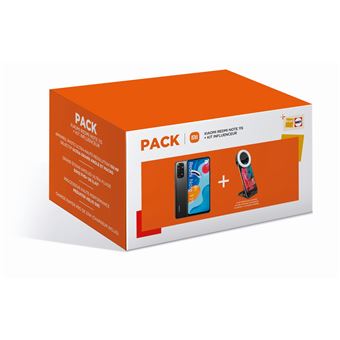 Pack Redmi Note 11S 128Go Gris + Kit Influenceur