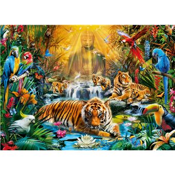 Puzzle 1000 pièces Clementoni High Quality Mystic Tigers