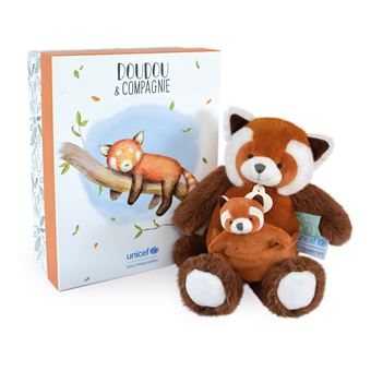 Animal en peluche Panda Roux Pantin Bébé et moi - 1