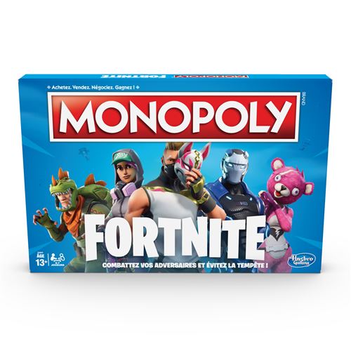 Jeu de société Monopoly Fortnite Version Française