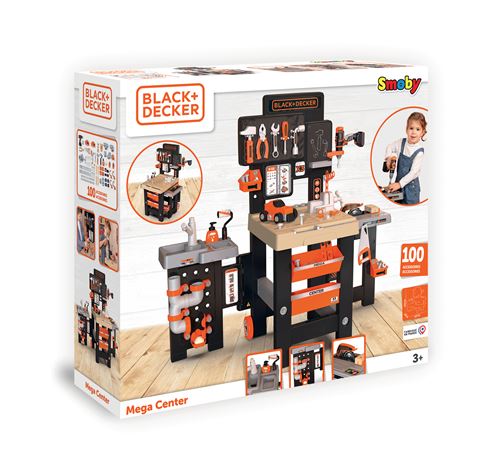 Atelier de bricolage Smoby Mega Center Black + Decker