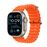 Apple Watch Ultra 2 GPS + Cellular 49 mm Titanium Case met Orange Ocean Bandje