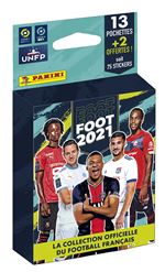 Jeu de cartes Panini Blister 15 pochettes Football 2020 2021