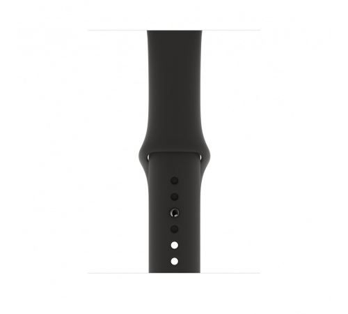 Apple 44mm Sport Band - Bracelet de montre pour montre intelligente - taille S/M & M/L - noir - pour Watch Hermès Series 12, SE 3, Series 10, Series 11, Series 12, Ultra 3, Ultra 4