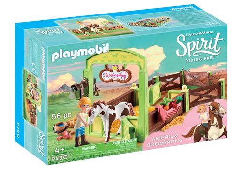 Playmobil Spirit Riding Free 9480 Abigaëlle et Boomerang avec Box