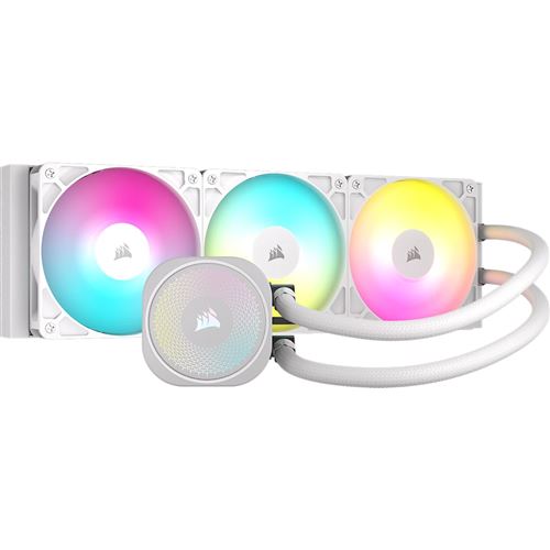 Kit Watercooling CPU Corsair NAUTILUS 360 ARGB blanc