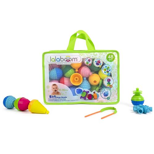 Perles éducatives et accessoires Lalaboom 48 pièces