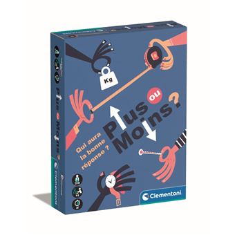 Jeu d’ambiance Clementoni Plus ou Moins