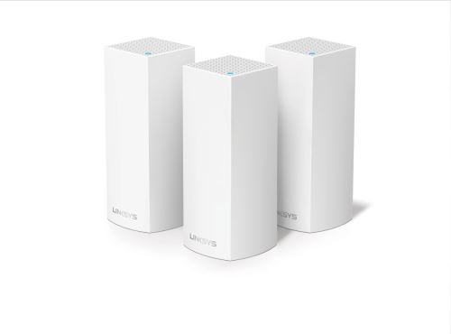 Routeur Linksys Velop Wi-Fi Multiroom avec technologie triple bande Blanc