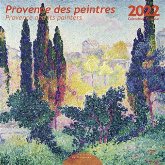 Calendrier Désastre 2022 30 x 30 cm Provence peintres