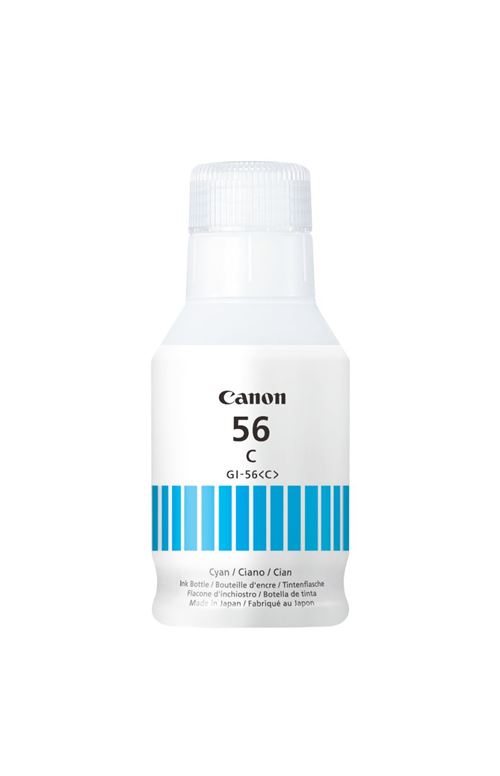 Bouteille d'encre Canon GI-56C Cyan