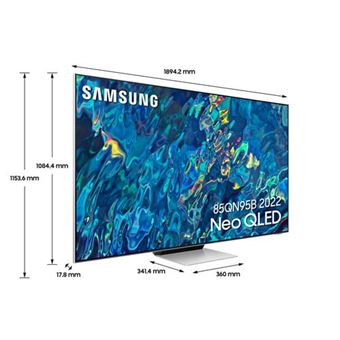 TV Samsung Neo QLED 85'' QE85QN95B 4K UHD Gris argent 2022