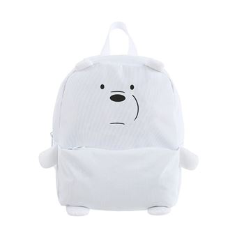 Sac à dos Miniso Ice Bear We Bare Bears Blanc