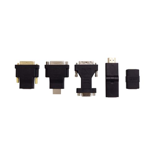 Pack 5 adaptateurs HD Temium Noir