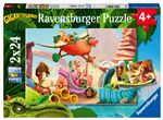 Puzzle enfant Ravensburger Gigantosaurus 2x24 pièces