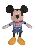 Personnage en peluche Disney Mickey et Minnie Paris 25 cm Modèle aléatoire