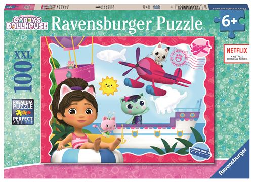 Puzzle 100 pièces : Gabby' dollhouse : 'aventure des chats ! Ravensburger France - vue 4