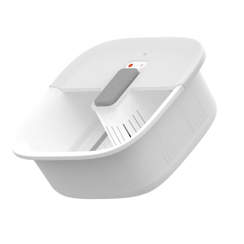 Soin Corps Et Visage Sharper Image Bain De Pieds Chauffant Et Massant Blanc