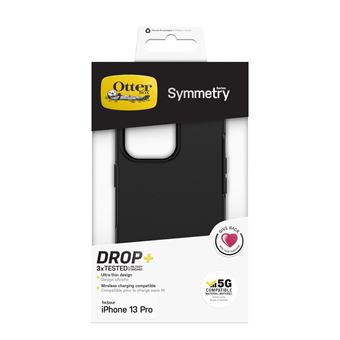 Coque renforcée pour iPhone 13 OtterBox Symmetry Series Noir