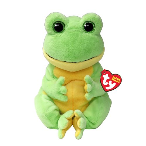 Ty Vert Animal En Peluche Beanie Bellies Medium Snapper La Grenouille 30 Cm