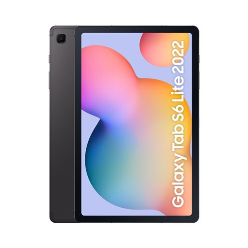 Tablette tactile Samsung Tab S6 Lite 10.4'' 64 Go 4G Gris Oxford 2022