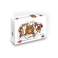 Rainbow Wooden Puzzle HIBOU - 137 pcs - Eureka 3D Puzzle - BCD JEUX