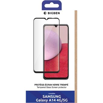 Verre trempé BigBen Connected 2,5D pour Galaxy A14 4G/5G Transparent