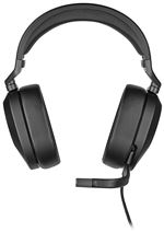 Micro-casque Gaming circum-aural filaire HS65 Surround Noir carbone