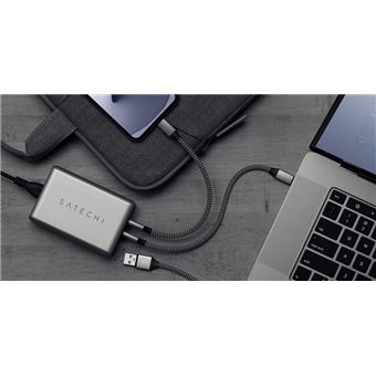 Chargeur allume cigare Satechi USB-C 72 W Gris sidéral - Fnac.ch