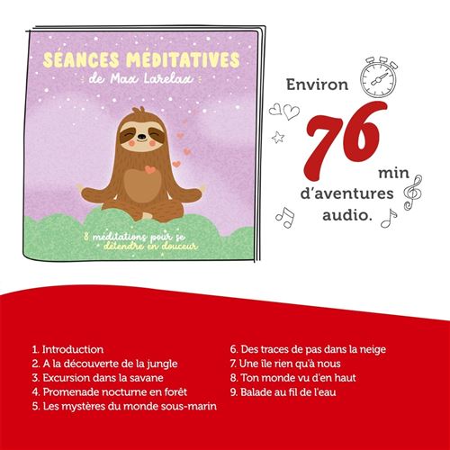 Figurine Tonie Max Larelax - Méditation Pour Enfants - Compatible Toniebox (Vendue Séparément) - Dès 3 Ans