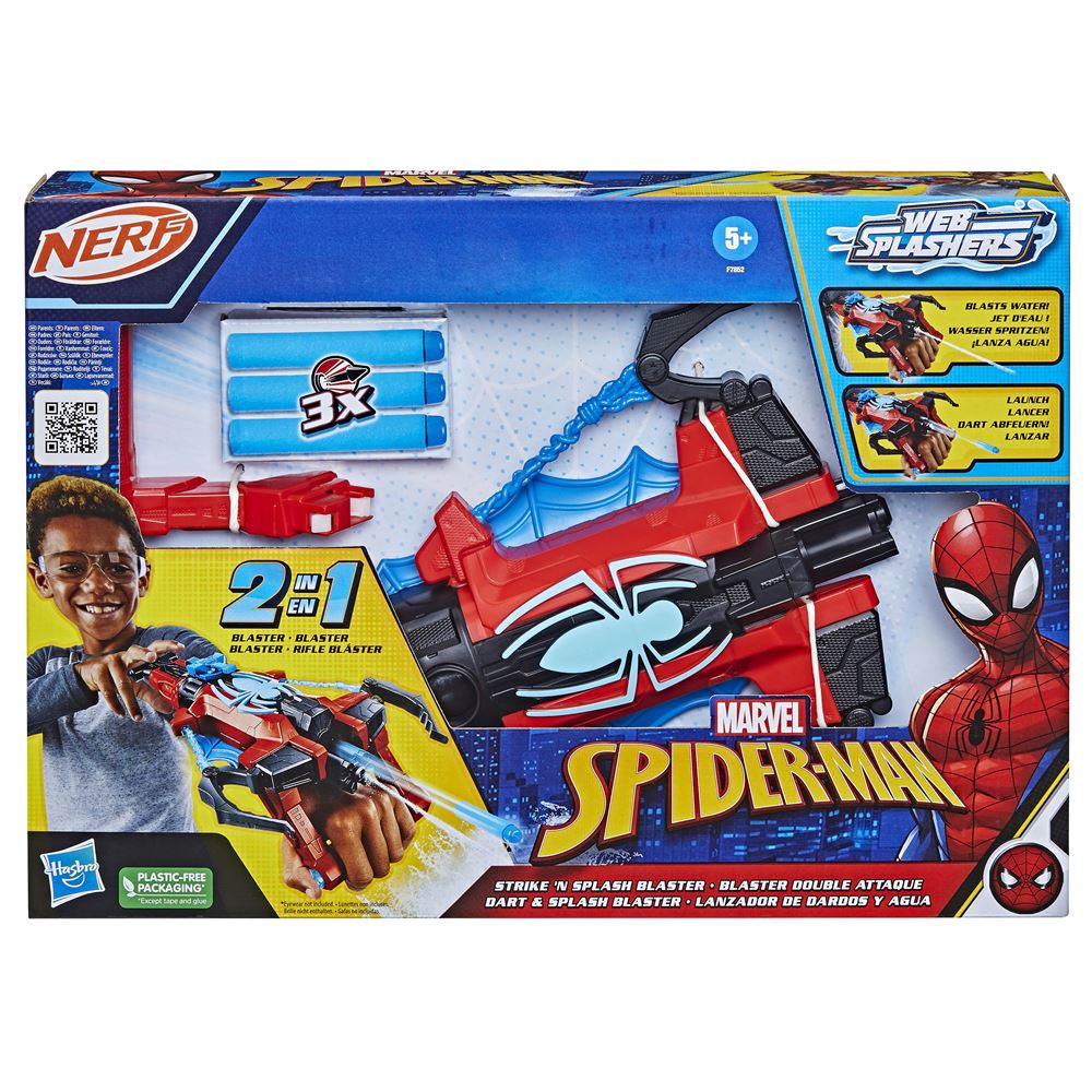 Lance Toile Spiderman avec Flèches en Mousse
